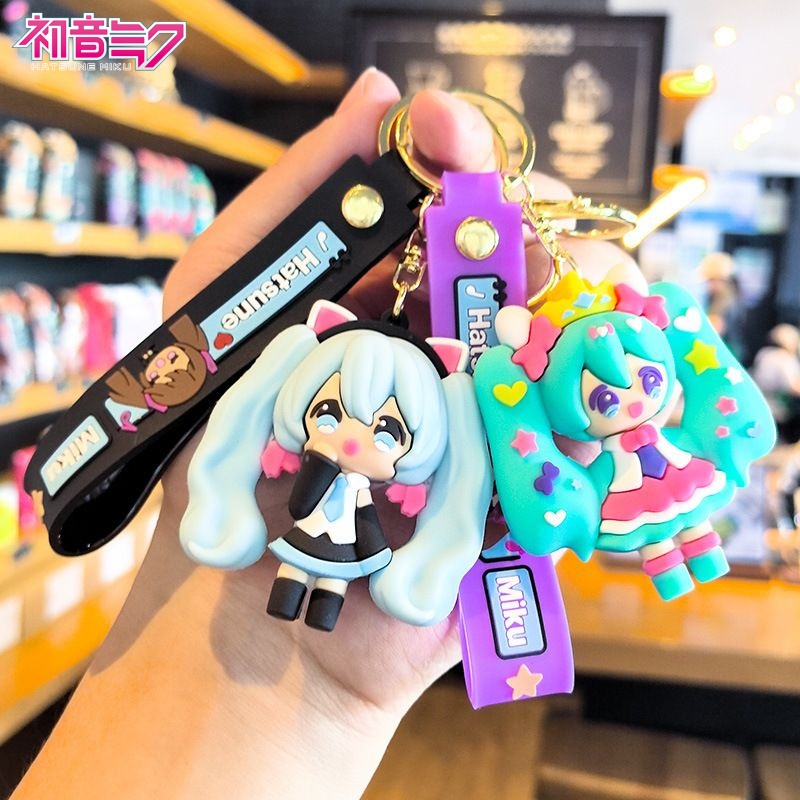 Car Accessories Japanese - พวงกุญแจฮัตสึเนะ มิกุ การ์ตูนน่ารัก สไตล์ Ins ตุ๊กตาอนิเมะ
