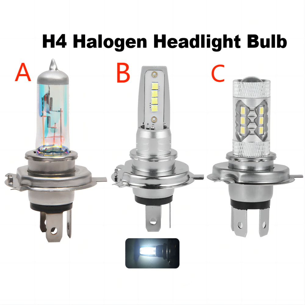 Accessories Car Near - หลอดไฟฮาโลเจน H4 1/2ชิ้นสำหรับรถจักรยานยนต์รถยนต์ H4ไฟตัดหมอกใกล้กับหลอดไฟอุปกรณ์เปลี่ยนสำหรับใช้งานทั่วไป