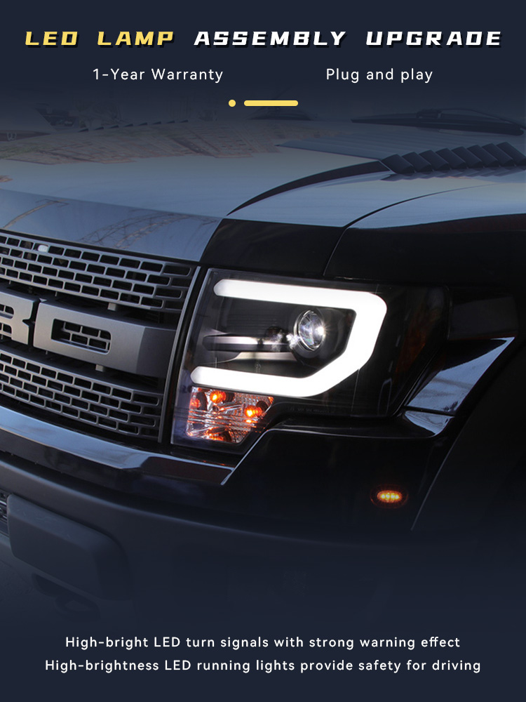 ไฟหน้ารถไฟหน้ารถ Ford Raptor F - Accessories Car Near บทวิจารณ์และราคา