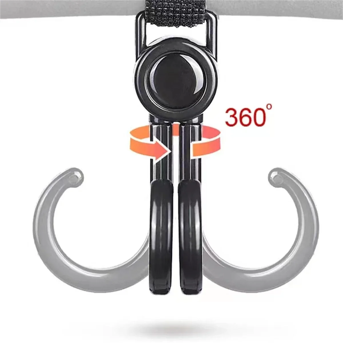2PCS ตะขอสําหรับรถเข็นเด็กรถเข - Car Accessories Shop บทวิจารณ์และราคา