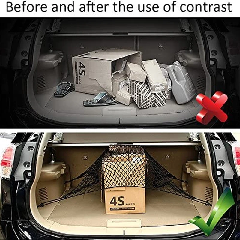 70x70 ซม.รถTrunkสุทธิสําหรับWe - Car Cargo Net Trunk บทวิจารณ์และราคา