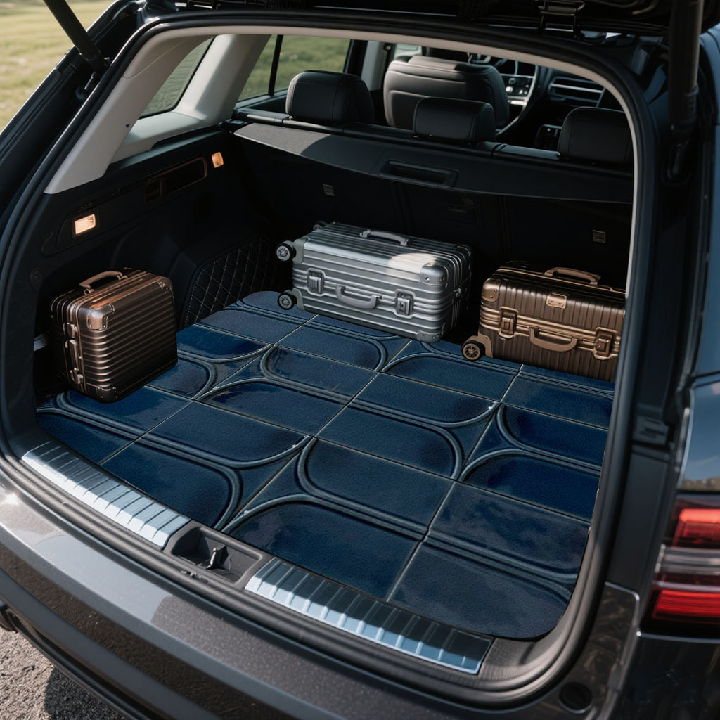 แผ่นรองท้ายรถ 1 ชิ้น พร้อมลายพ - Car Accessories Must Have บทวิจารณ์และราคา