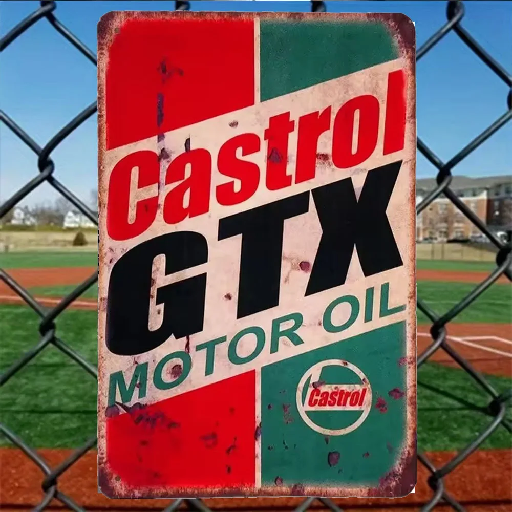 ป้ายโลหะวินเทจ Castrol GTX Mot - Castrol Oil Gtx บทวิจารณ์และราคา