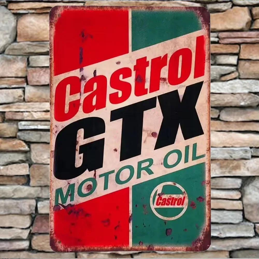 ป้ายโลหะวินเทจ Castrol GTX Mot - Castrol Oil Gtx บทวิจารณ์และราคา