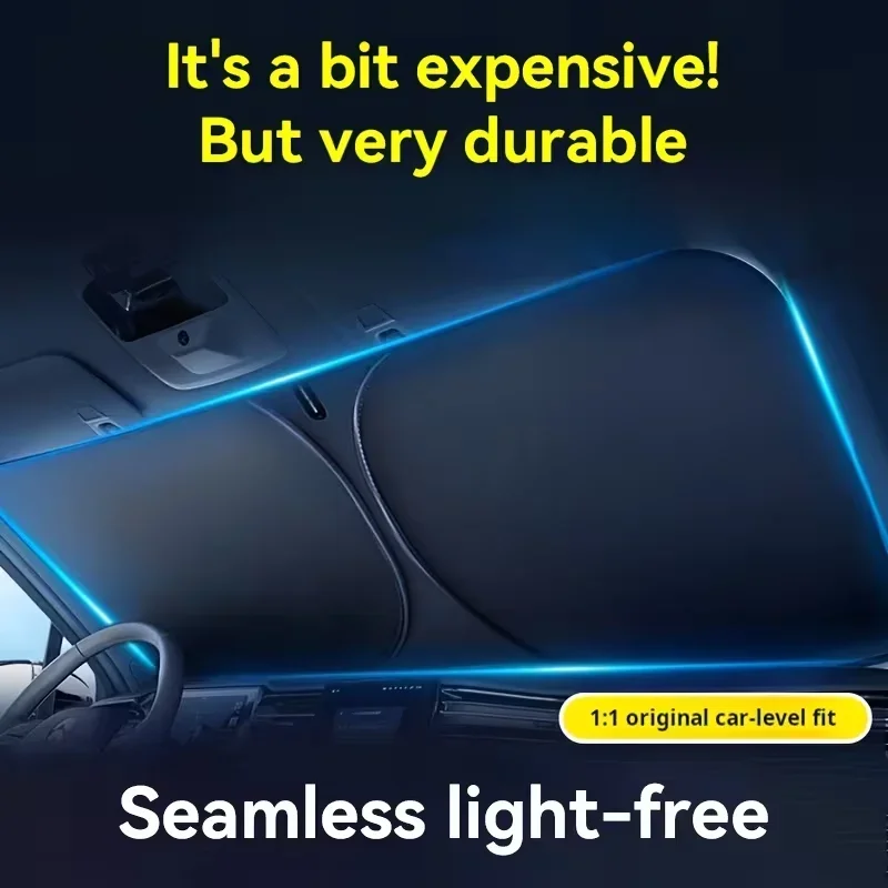 แผ่นบังแดดกระจกรถยนต์แบบพับได้ - Automatic Car Sunshade บทวิจารณ์และราคา