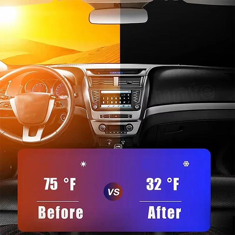 แผ่นบังแดดกระจกรถยนต์แบบพับได้ - Automatic Car Sunshade บทวิจารณ์และราคา