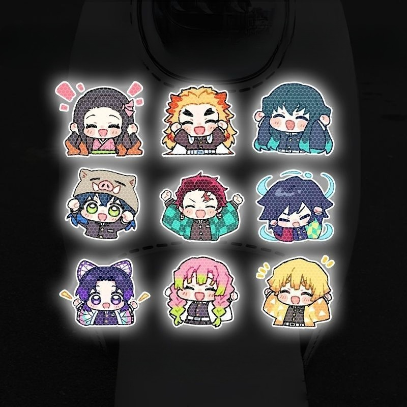 สติกเกอร์สะท้อนแสงลายการ์ตูนนั - Car Accessories Japanese บทวิจารณ์และราคา