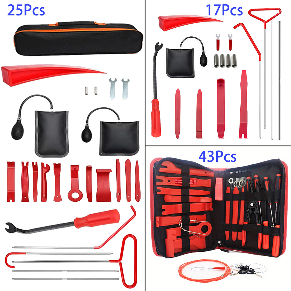 ชุดเครื่องมือช่างกุญแจแบบใช้ลม - Car Emergency Tool Kit บทวิจารณ์และราคา