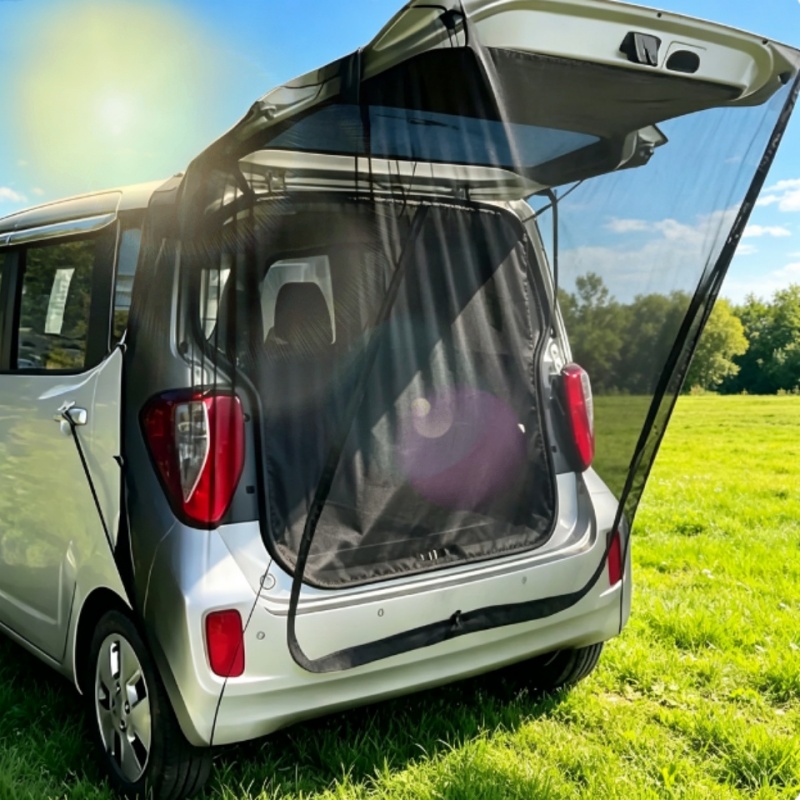 มุ้งกันยุงสำหรับรถแคมป์เปอร์ ข - Car Cargo Net Trunk บทวิจารณ์และราคา