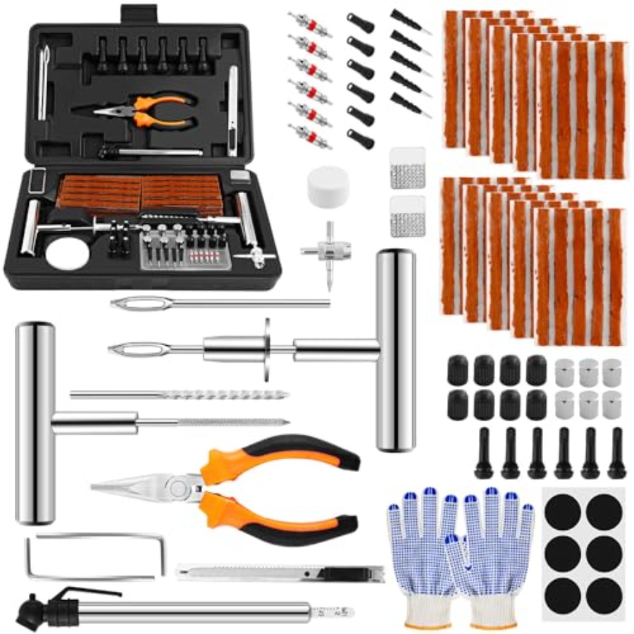 ชุดซ่อมยางสแตนเลสแข็งแรงทนทาน  - Car Emergency Tool Kit บทวิจารณ์และราคา