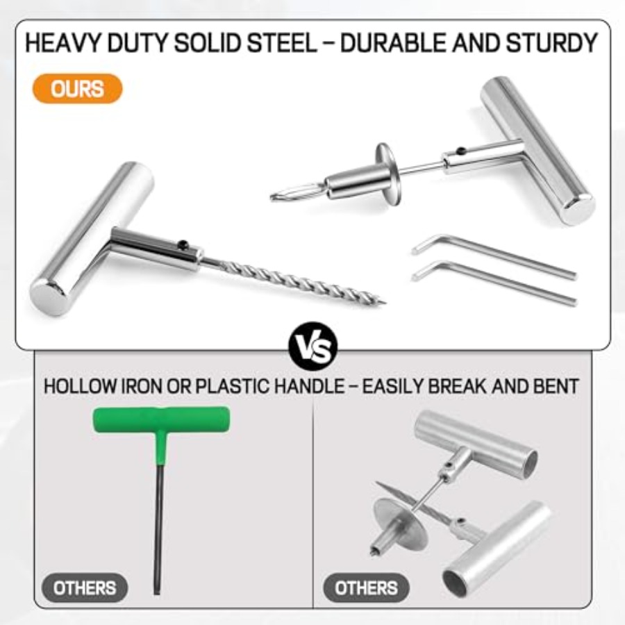ชุดซ่อมยางสแตนเลสแข็งแรงทนทาน  - Car Emergency Tool Kit บทวิจารณ์และราคา
