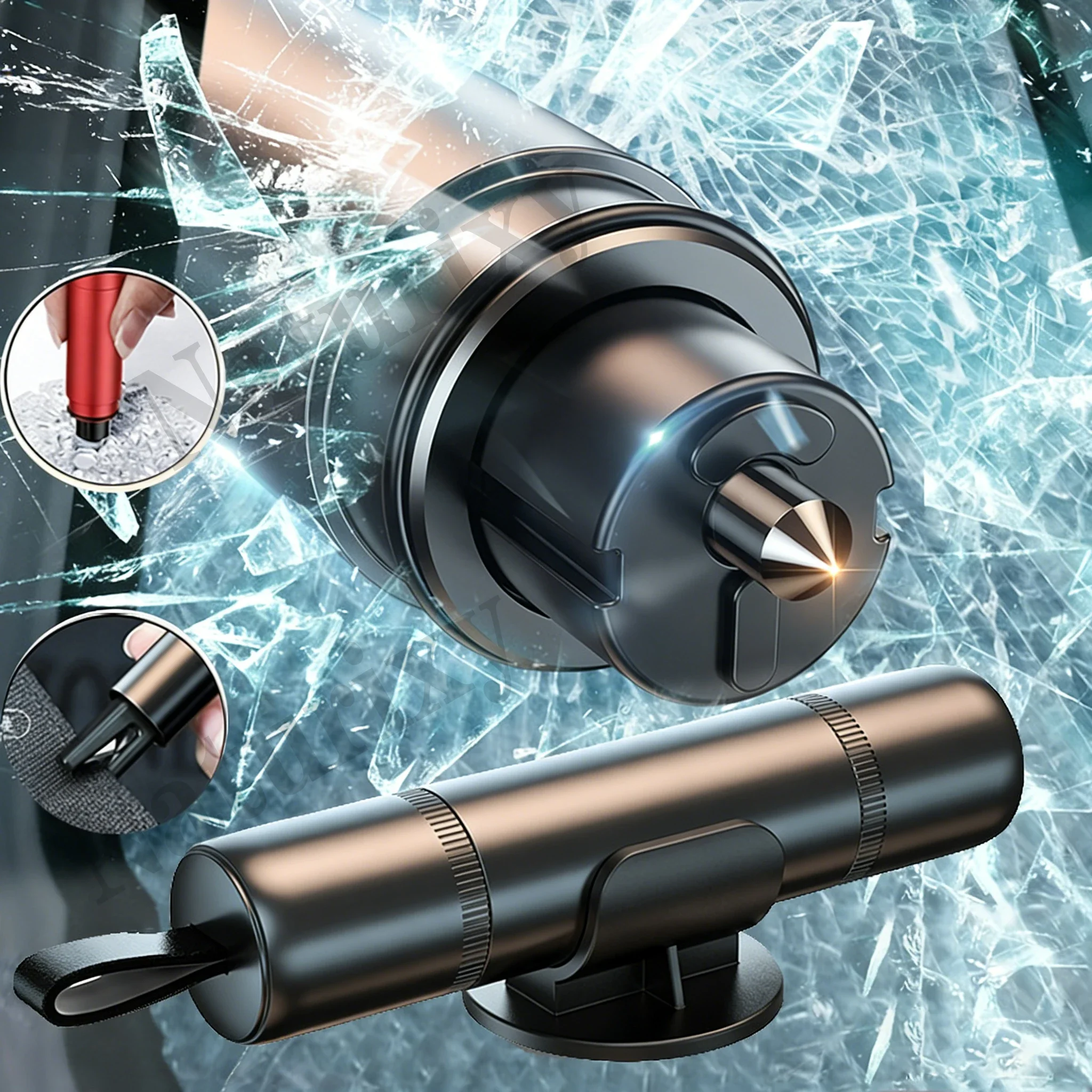 เครื่องมือทุบกระจกรถยนต์ ค้อนท - Car Emergency Tool Kit บทวิจารณ์และราคา